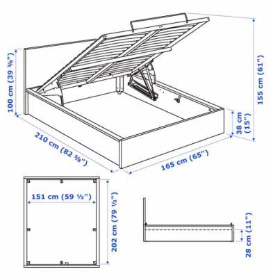 IKEA Storage Bed & Martress