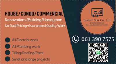 Handyman/Building Services-House, Condo, Commercial-Guaranteed Work