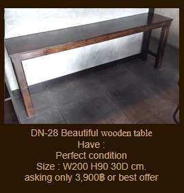 DN-27 Beautiful dining table / DN-28 Beautiful wooden table