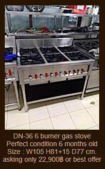 DN-36 6 burner gas stove