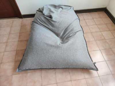 BEANBAG HOME LIVING STYLE TWIST 45X60IN GREY