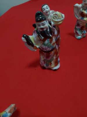 Eight chinese immortals  figures in original box