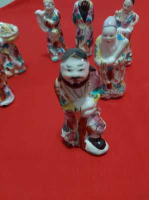 Eight chinese immortals  figures in original box