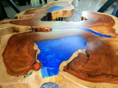 NO.54  Artistic log coffee table FREE DELIVERY