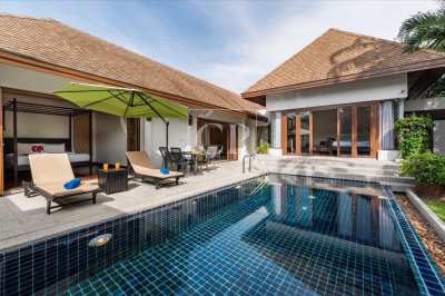 Tropical, Thai-Balinese Style 2 Bedroom Pool Villa in Rawai, Phuket