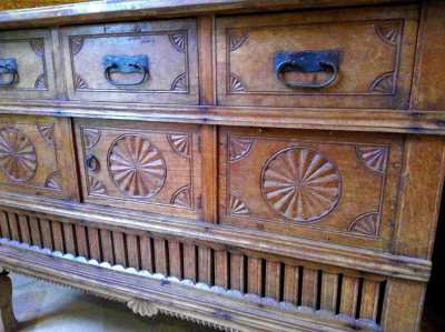 Wooden sideboard