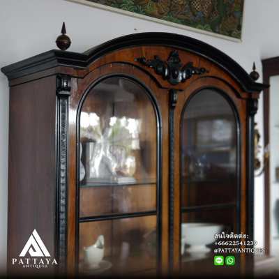 Antique Biedermeier display cabinet circa 1880