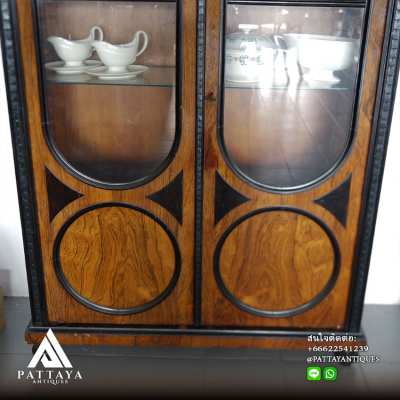 Antique Biedermeier display cabinet circa 1880