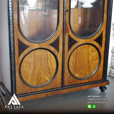 Antique Biedermeier display cabinet circa 1880