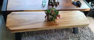 NO.56NEW DISCOUNTED ACACIA COFFEE TABLE SOLID 3 INCH FREE DELIVERY