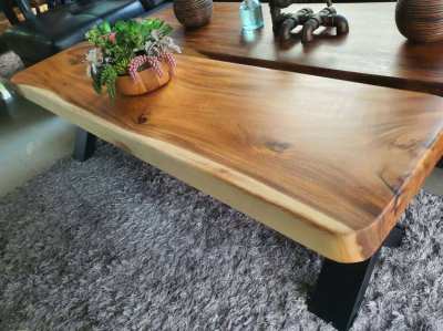 NO.57NEW DISCOUNTED ACACIA COFFEE TABLE SOLID 3 INCH FREE DELIVERY