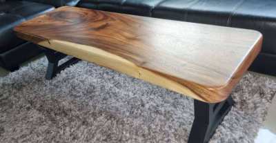 NO.58NEW DISCOUNTED ACACIA COFFEE TABLE ROUNDED EDGES FREE DELIVERY