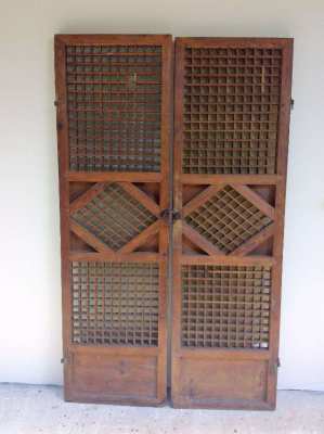 Pair of Korean antique doors