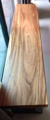 NO.84 NEW DISCOUNTED ACACIA HARDWOOD STRAIGHT CUT SLAB FREE DELIVERY