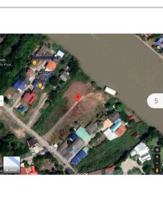 Direct Owner 3 Rai Riverfront Land in Ayuttaya for Sale