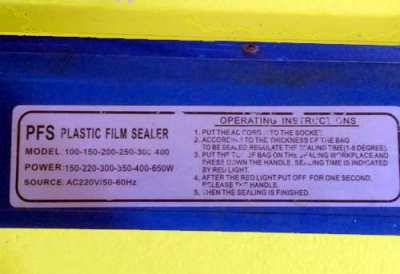 PLASTIC SEALER