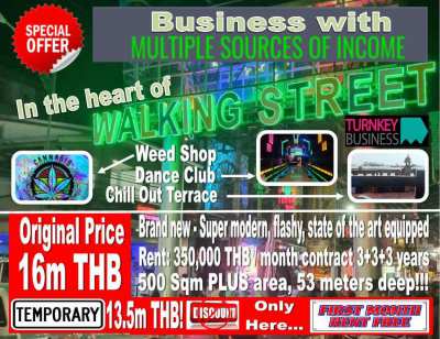 Spectacular Commercial Offer in Walking Street 