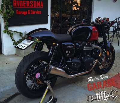 #SOLD# Riders DNA Custom 2016 Triumph Thruxton R T120 1200 