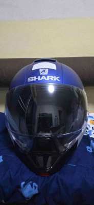 SHARK EVO JET Grey Blue XL Helmet