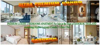 BANGKOK : ULTRA LUXURY 2 BEDROOM APARTMENT For Sale CHIC CONDOMINIUM 