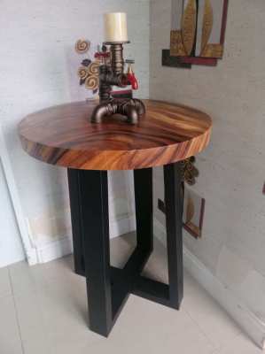 NO.92  DISCOUNTED NEW INDUSTRIAL ACACIA HARDWOOD DINING FREE DELIVERY