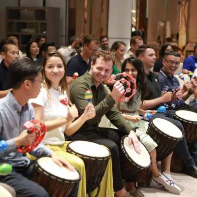 Group Drumming Team Building