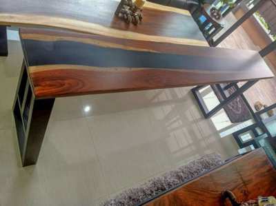 NO.93  BRAND NEW HARDWOOD BLACK RIVER BAR/HALLWAY TABLE