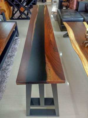 NO.93  BRAND NEW HARDWOOD BLACK RIVER BAR/HALLWAY TABLE