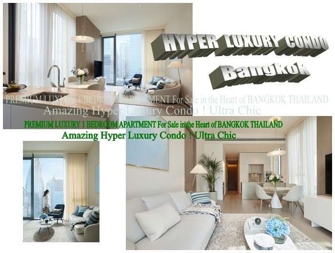 BANGKOK : LUXURY APARTMENT For Sale 1 BEDROOM ULTRA PREMIUM CONDO  