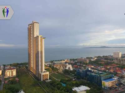 Condo 2 bedrooms Jomtien Pattaya for rent (25th Floor with Sea View)