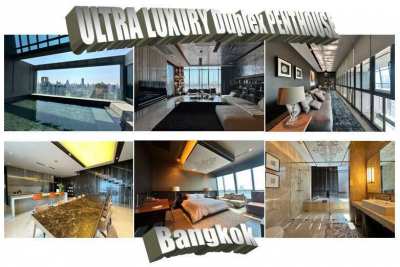 A rare ULTRA LUXURY Duplex PENTHOUSE for Sale in BANGKOK THAILAND 