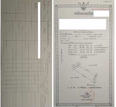 3 Rai Land in Ban Phe Tapong surrounded by mountains with own lake