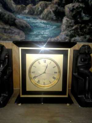 Vintage Brass Table Clock