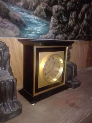 Vintage Brass Table Clock