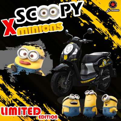 Honda Scoopy Combi Brake Minions Limited Edition