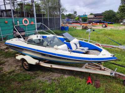 Seat Boat 155 + Mercury 90hp  Low Hrs using , for SALE !!! 149'000 thb