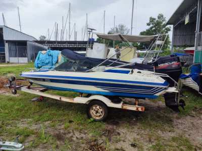 Seat Boat 155 + Mercury 90hp  Low Hrs using , for SALE !!! 149'000 thb