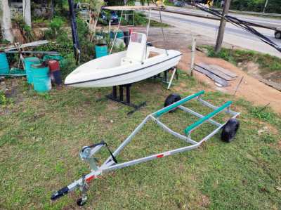 NEW 16ft (5m) Boat , Fiberglass , Bimini , L transom , for SALE