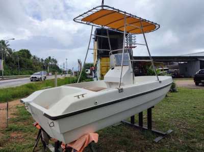 NEW 16ft (5m) Boat , Fiberglass , Bimini , L transom , for SALE