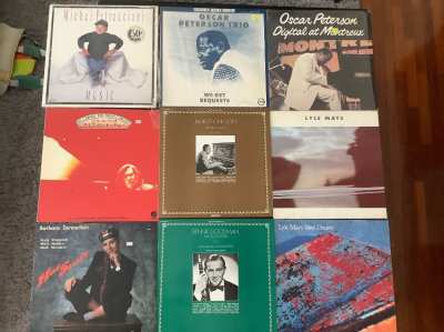 9 Miscellaneous Assorted Jazz Vinyl LPs 