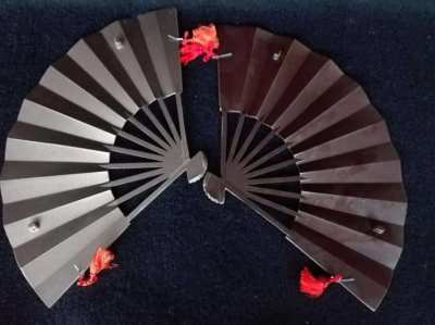 Wrought Iron Fan Wall Hanging Art