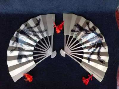 Wrought Iron Fan Wall Hanging Art