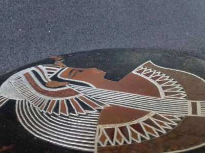 Iron Egypt Pharaon Plate