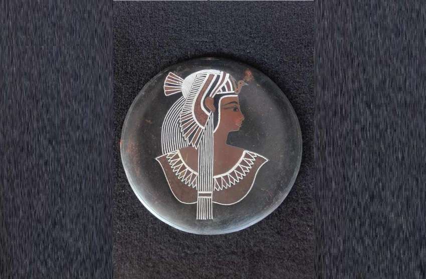 Iron Egypt Pharaon Plate