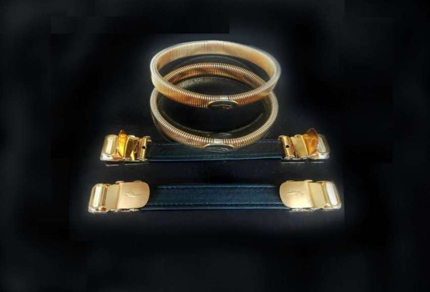 Hand Metal Bracelets Set