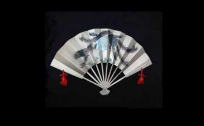 Wrought Iron Fan Wall Hanging Art