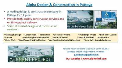 Construction and Renovation Services in Pattaya