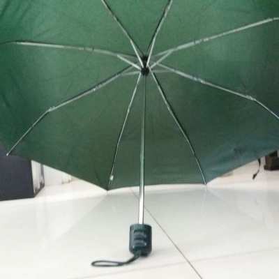 Fold Manual Open Polyester Umbrella UV Protection Windproof 