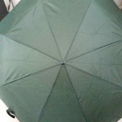 Fold Manual Open Polyester Umbrella UV Protection Windproof 