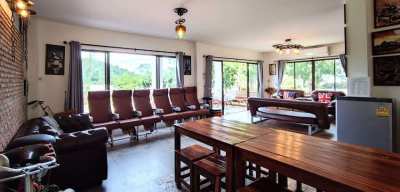 A 3 bedroom beach house with freehold ownership on Mae Ramphueng Beach